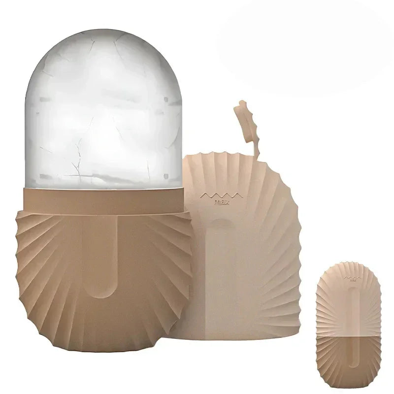 Molde de Gelo Facial em Silicone – Massagem, Lifting e Revitalização da Pele