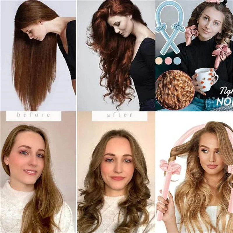 Tiara Modeladora Sem Calor – Cachos Naturais Durante o Sono