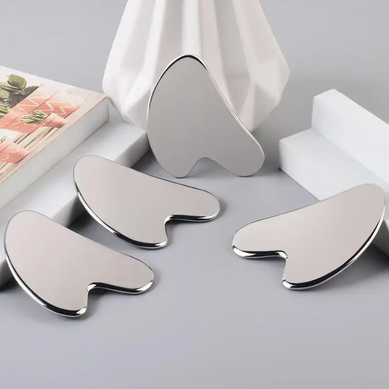 Gua Sha de Aço Inox – Beleza e Relaxamento em Suas Mãos