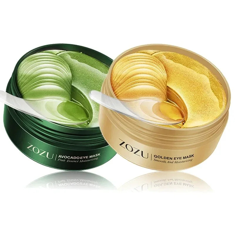 60 Patches para Olhos Avocado & Gold Alluvia – Hidratação, Firmeza e Redução de Olheiras