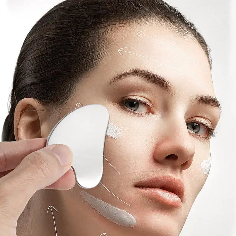 Gua Sha de Aço Inox – Beleza e Relaxamento em Suas Mãos