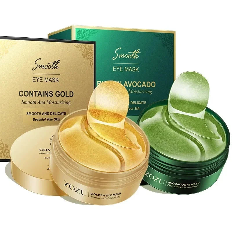 60 Patches para Olhos Avocado & Gold Alluvia – Hidratação, Firmeza e Redução de Olheiras