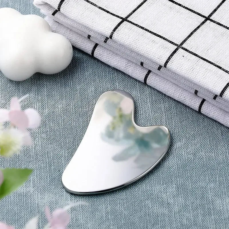 Gua Sha de Aço Inox – Beleza e Relaxamento em Suas Mãos